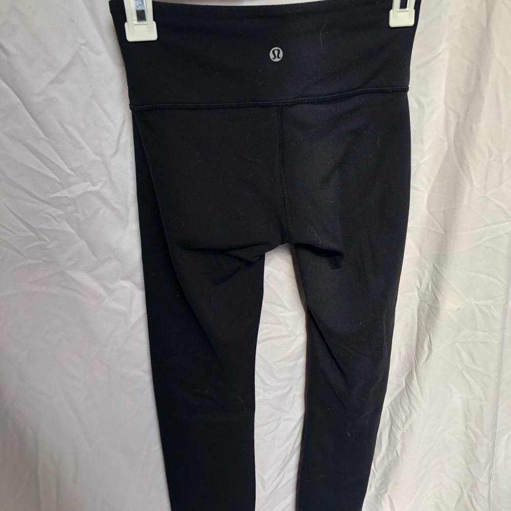 Full length black lulu lemon leggings